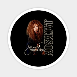 Janet Jackson Vintage Janet Together Again Magnet